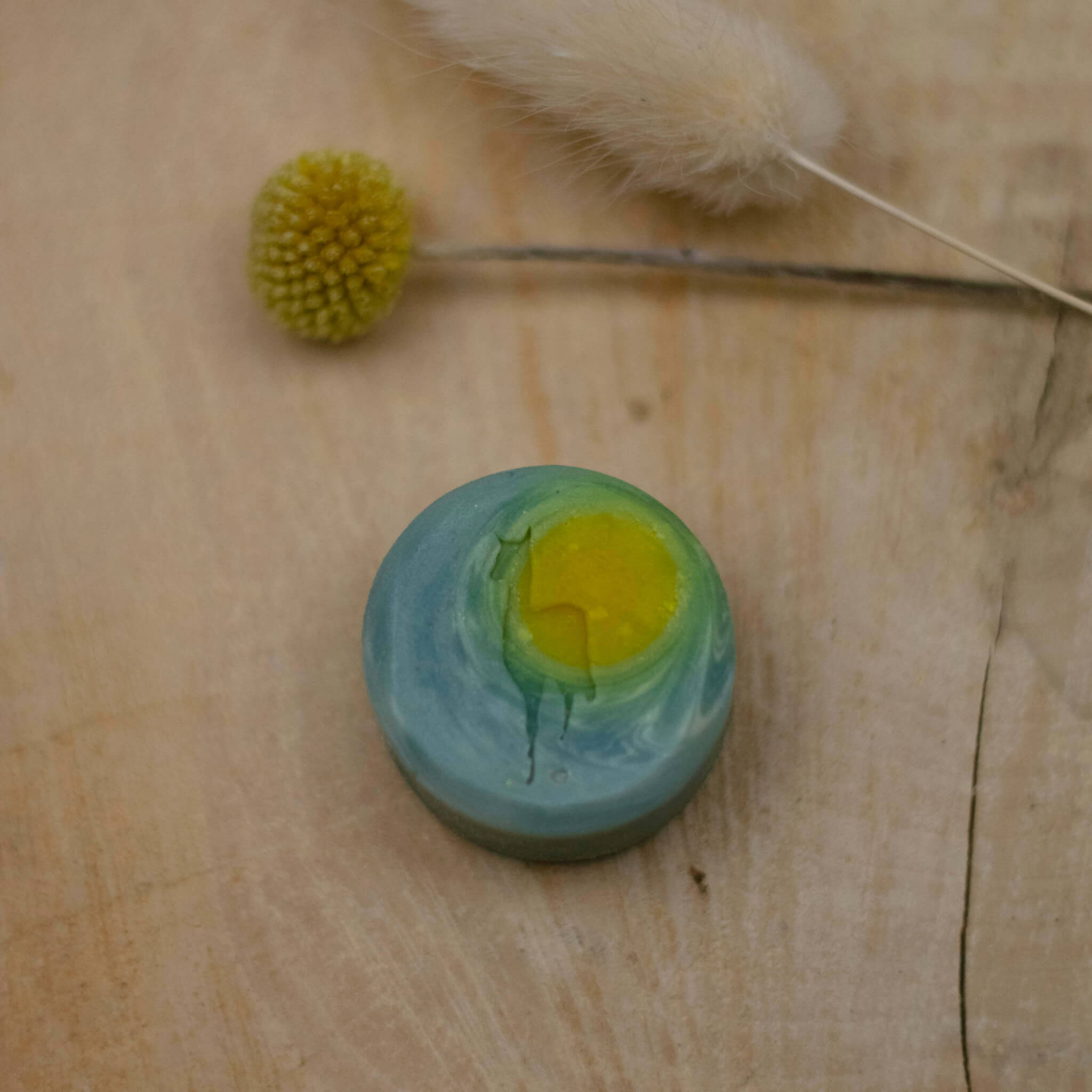 Alpaka Seife mit Keratin von Alpakin Mini hellblau