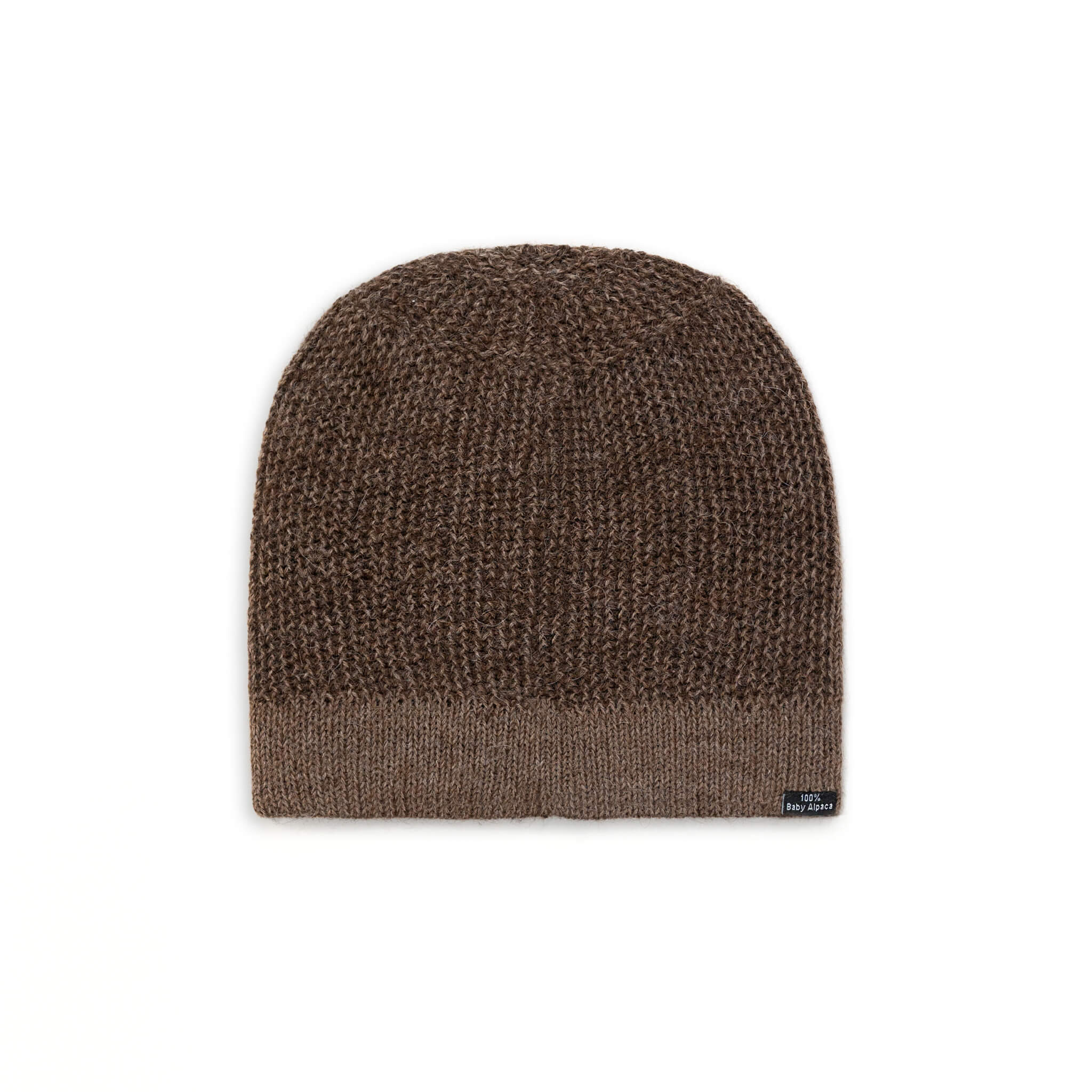 Alpaka BEANIE Mütze für Damen von Alpakin in dunkelbraun 