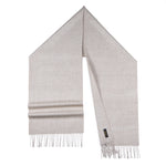 Alpaka Schal in Naturfarbe beige der Alpakas von Alpakin