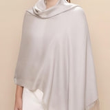 Alpaca Stole for Women Unicolored