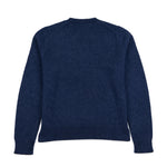 Dunkelblauer Asiri Alpaka Strickpullover für Damen von Alpakin – Rückansicht