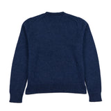 Dunkelblauer Asiri Alpaka Strickpullover für Damen von Alpakin – Rückansicht
