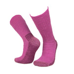 Pinke Alpaka Wandersocken, atmungsaktiv und sanft zur Haut für höchsten Tragenkomfort