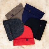 Alpaca Winter Hat for Women & Men RIBBED PATTERN