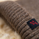 Alpaca Winter Hat for Women & Men RIBBED PATTERN