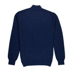 Katari Alpaka Troyer für Herren in dunkelblau von hinten