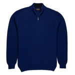 Dunkelblauer Troyer für Herren aus wärmster Alpakawolle