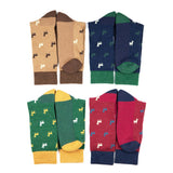 Socken mit Alpaka Motiv in vier stylischen Farben verfügbar für Alpaka Fans