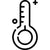 Icon Thermometer für Temperatur
