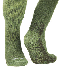 Thermo Kniestrümpfe aus Alpakawolle in Farbe Olive