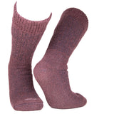 Wärmste Alpaka Socken in stylischer Farbe Beere